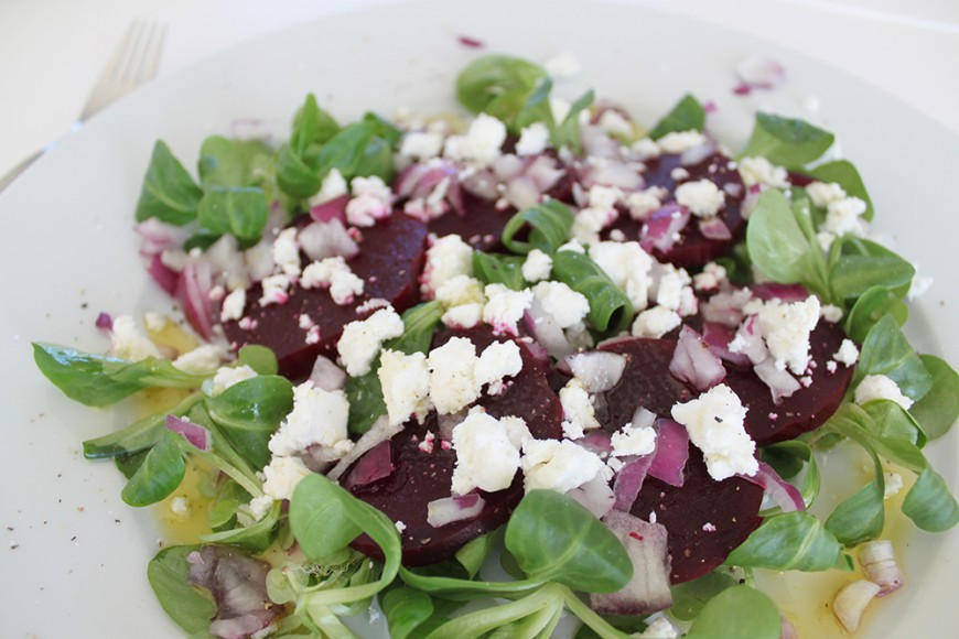 Rote R Ben Salat Mit Feta