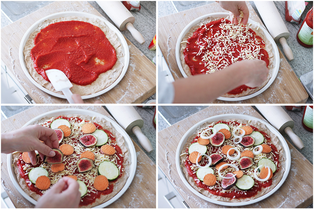 Vegane Pizza Mit Feigen Foodblog