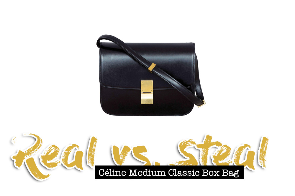 Céline Medium Classic Box Bag, Real vs. Steal, Lookalike, Dupe, Fashion Blog, Modeblog, whoismocca.com