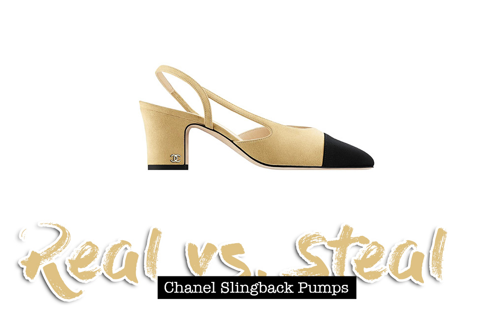 chanel slingback real vs fake