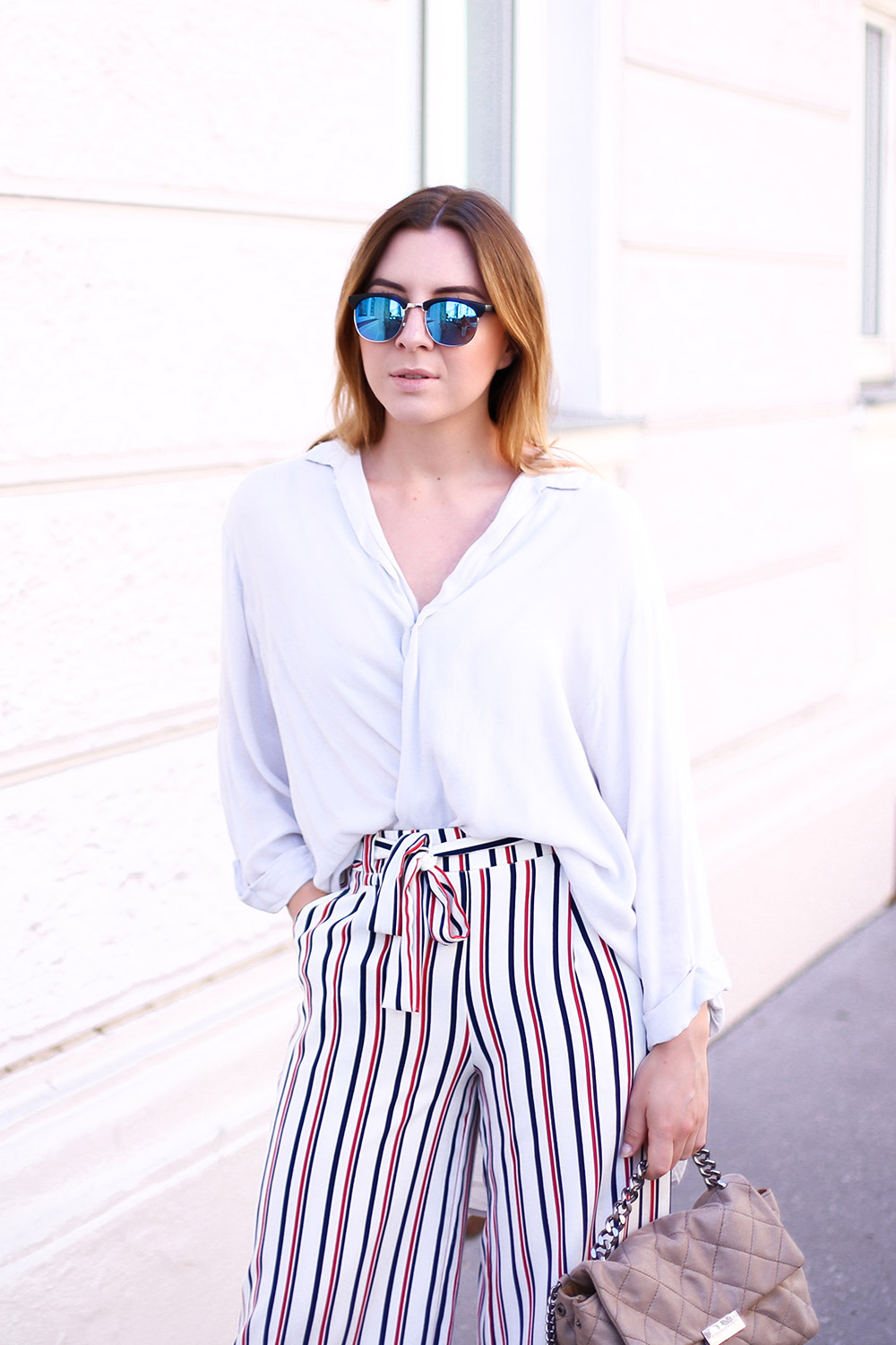 Striped Culottes, Sneakers, Streetstyle Innsbruck, Outfit Inspiration, Stella McCartney Bag, Fashion Blog, whoismocca.com