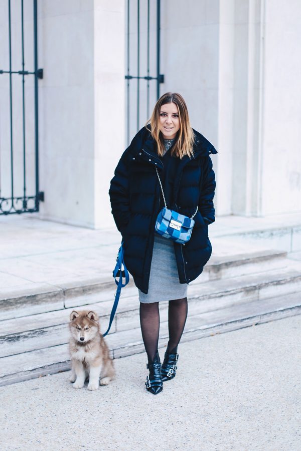 Winter-Streetstyle mit Bleistiftrock und Pufferjacke, Ankle Boots, Modeblog, Fashionblog, Mode Magazin, Outfit Blog, Style Blog, Daunenjacke, whoismocca.com