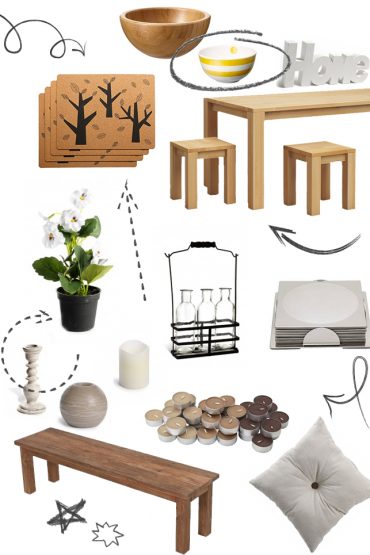 Interior: Sitzbank, Tisch & Deko Interior: Sitzbank, Tisch & Deko