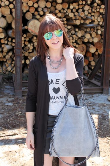 Outfit: Lederrock & Isabel Marant Boots Outfit: Lederrock & Isabel Marant Boots