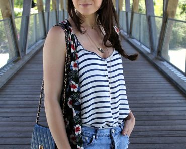 Outfit: One Teaspoon Shorts und Print-Mix Outfit: One Teaspoon Shorts und Print-Mix