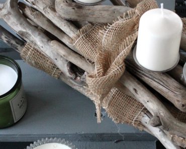 Rustikaler DIY Adventskranz mit Treibholz Rustikaler DIY Adventskranz mit Treibholz