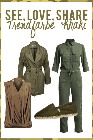 Trendreport: Die Trendfarbe Khaki im Check Trendreport: Die Trendfarbe Khaki im Check