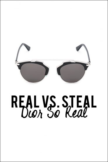 Real vs. Steal: Dior So Real Sonnenbrille Real vs. Steal: Dior So Real Sonnenbrille