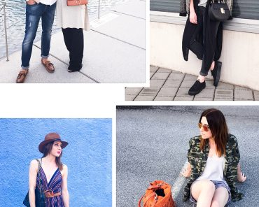 Weekly Wardrobe Review: BCBG Kleid, flared Jeans, Plateau Sneaker, Beuteltasche mit Fransen Weekly Wardrobe Review: BCBG Kleid, flared Jeans, Plateau Sneaker, Beuteltasche mit Fransen