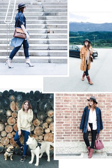 Weekly Wardrobe Review: Chloé Faye, senfgelber Trenchcoat, Boho Boots, Herbstoutfit und Jeans Jumpsuit Weekly Wardrobe Review: Chloé Faye, senfgelber Trenchcoat, Boho Boots, Herbstoutfit und Jeans Jumpsuit