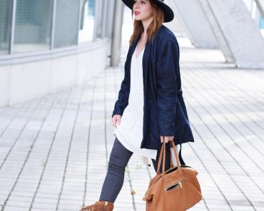 Outfit mit braunen Fransen Boots und braunem Shopper: Müssen Schuhe und Tasche farblich zusammenpassen? Outfit mit braunen Fransen Boots und braunem Shopper: Müssen Schuhe und Tasche farblich zusammenpassen?