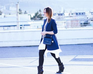 Gut gewickelt! Outfit mit Hemd um die Hüfte! Gut gewickelt! Outfit mit Hemd um die Hüfte!