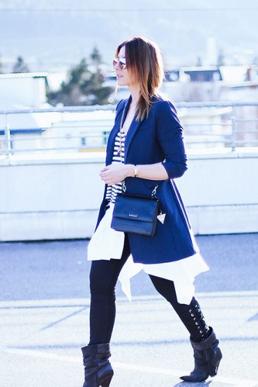 Gut gewickelt! Outfit mit Hemd um die Hüfte! Gut gewickelt! Outfit mit Hemd um die Hüfte!