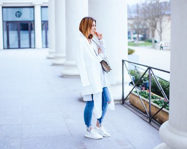 Weißes Frühlings Outfit mit Jeans + Meine Layering Tipps! Weißes Frühlings Outfit mit Jeans + Meine Layering Tipps!