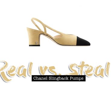 Real vs. Steal: Chanel Slingback Pumps Real vs. Steal: Chanel Slingback Pumps