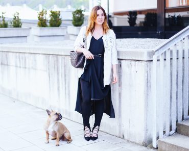 Leggings unter Kleid: So gut lässt sich ein schwarzes Maxikleid kombinieren Leggings unter Kleid: So gut lässt sich ein schwarzes Maxikleid kombinieren