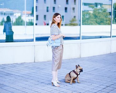 Anine Bing Shirt, Leder Culotte und Mules Anine Bing Shirt, Leder Culotte und Mules