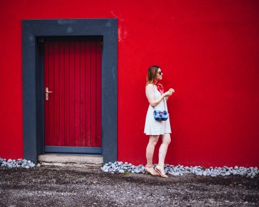 Camisole Kleid im Lingerie Stil und Michael Kors Denim Tasche Camisole Kleid im Lingerie Stil und Michael Kors Denim Tasche