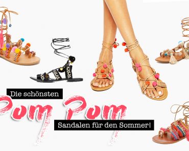 Die schönsten Pom Pom Sandalen für den Sommer! Die schönsten Pom Pom Sandalen für den Sommer!