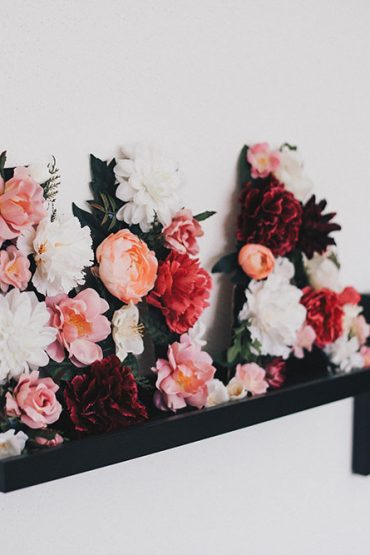 Do It Yourself: Das Blumen Monogramm! Do It Yourself: Das Blumen Monogramm!