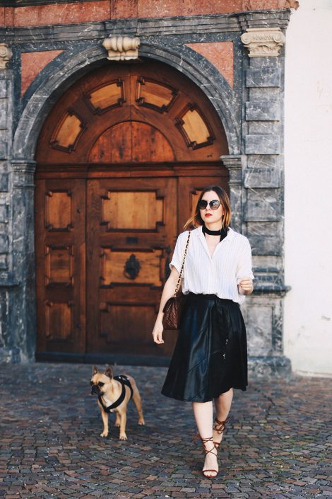 Wardrobe Essential: Der schwarze Midirock aus Leder von Patrizia Pepe Wardrobe Essential: Der schwarze Midirock aus Leder von Patrizia Pepe