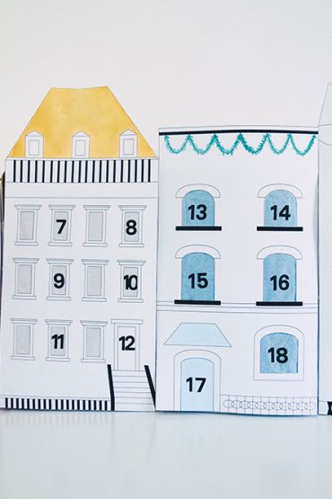 Christmas in town – Stylisches Adventskalender DIY Idee im Stadthaus-Look! Christmas in town – Stylisches Adventskalender DIY Idee im Stadthaus-Look!