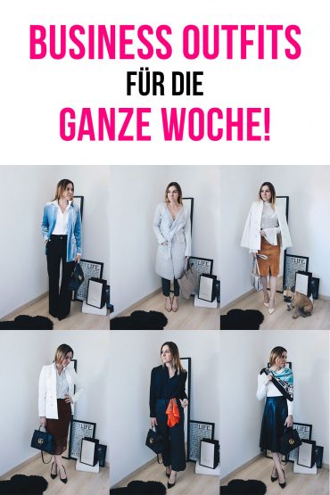 Office-Chic Fashion Diary: Business Outfits für die ganze Woche! Office-Chic Fashion Diary: Business Outfits für die ganze Woche!