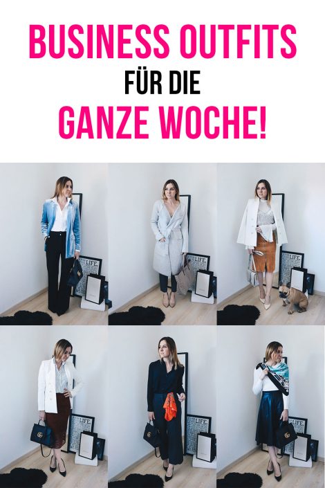 Office-Chic Fashion Diary: Business Outfits für die ganze Woche! Office-Chic Fashion Diary: Business Outfits für die ganze Woche!