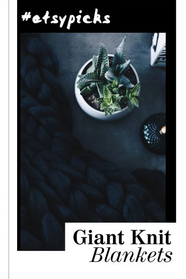 Etsy Picks: Giant Knit Blankets Etsy Picks: Giant Knit Blankets