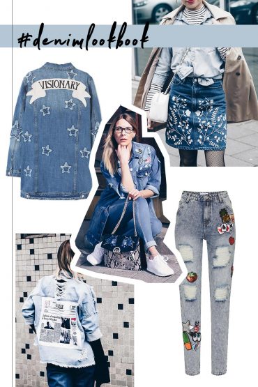 Blogger Outfits: 10 Denim Looks mit Patches und Stickereien! Blogger Outfits: 10 Denim Looks mit Patches und Stickereien!