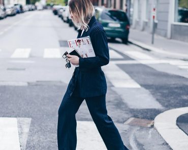 Stylisch ins Office: Business Outfit mit Nadelstreifen-Anzug! Stylisch ins Office: Business Outfit mit Nadelstreifen-Anzug!