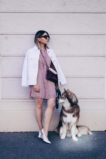 Tagesoutfit in Rosa und Weiß mit Special Guest: Dem Sternenkleid! Tagesoutfit in Rosa und Weiß mit Special Guest: Dem Sternenkleid!