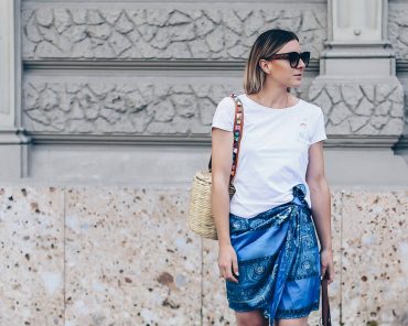 Outfit-Idee: Paisley Kleid als Rock tragen (+Must-have Birkin Basket) Outfit-Idee: Paisley Kleid als Rock tragen (+Must-have Birkin Basket)