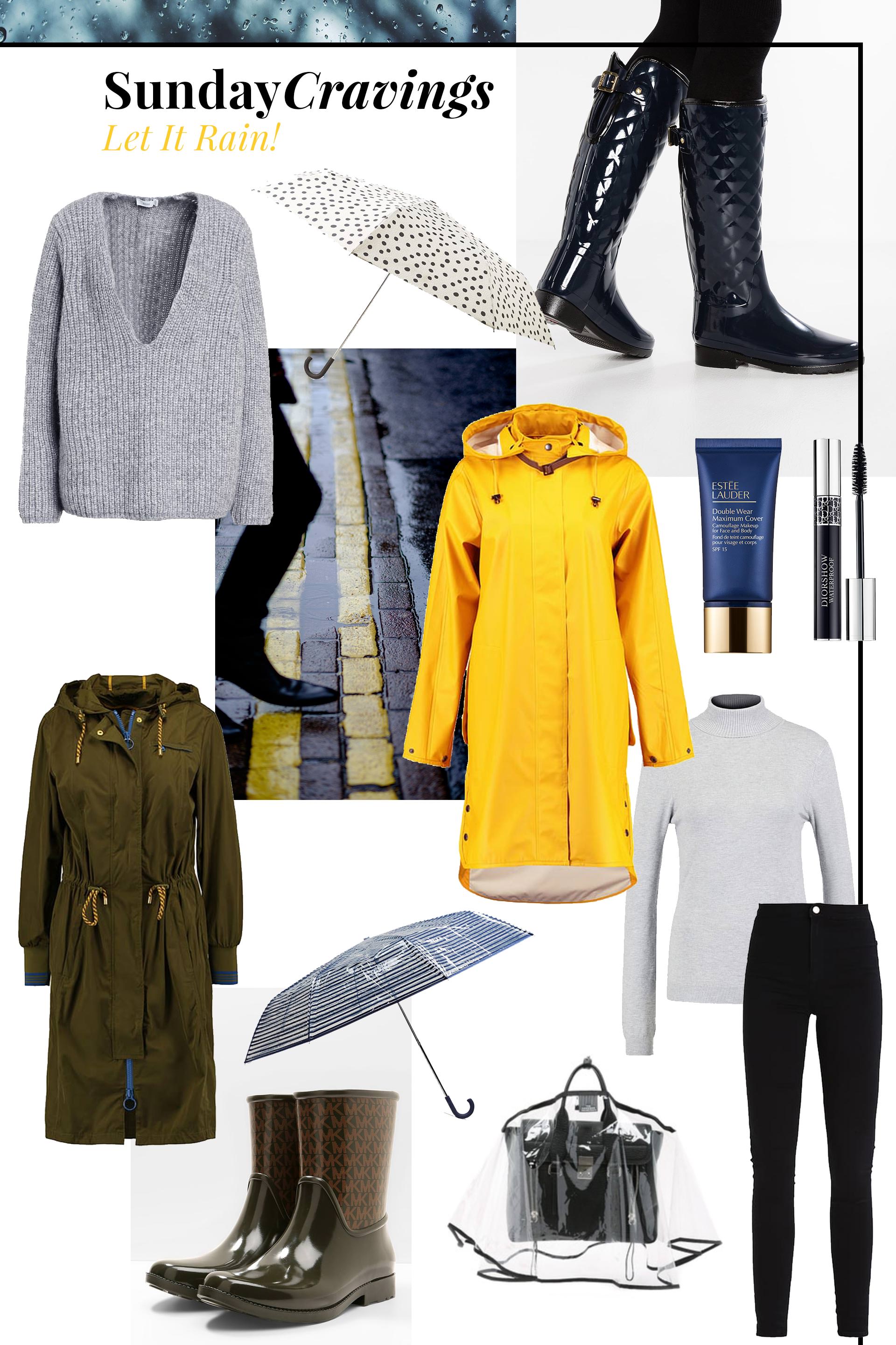 Sunday Cravings, Regenoutfit, Regenwetter Outfit Inspiration, Gummistiefel, Regenmantel, Regenparka stylisch kombinieren, Fashion Blog, Modeblog, Style Blog, www.whoismocca.com