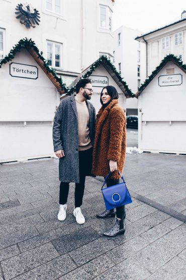 Pärchen Look: Lässig-elegante Alltagsoutfits in Braun, Grau und Metallic Pärchen Look: Lässig-elegante Alltagsoutfits in Braun, Grau und Metallic