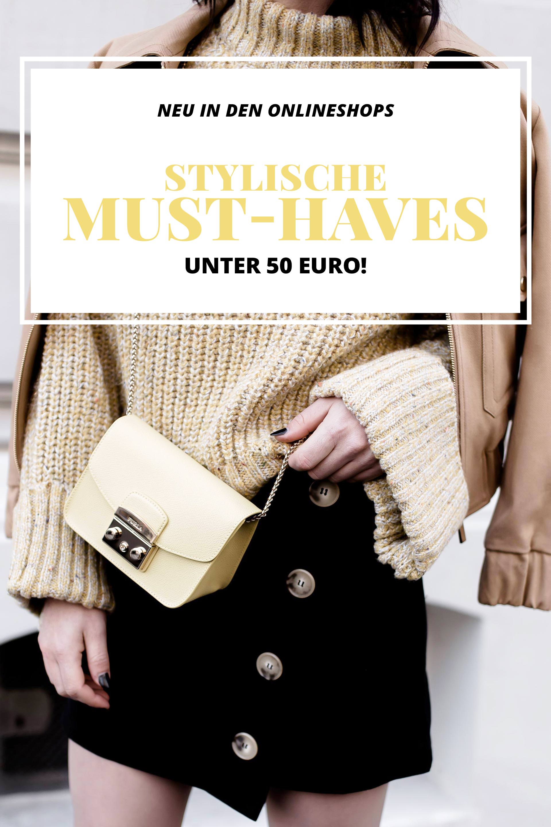 Neu in den Onlineshops, stylische Mode Must haves unter 50 Euro, Trendupdate, was ist 2018 modern, Modetrends 2018, Fashion Blogger, www.whoismocca.com