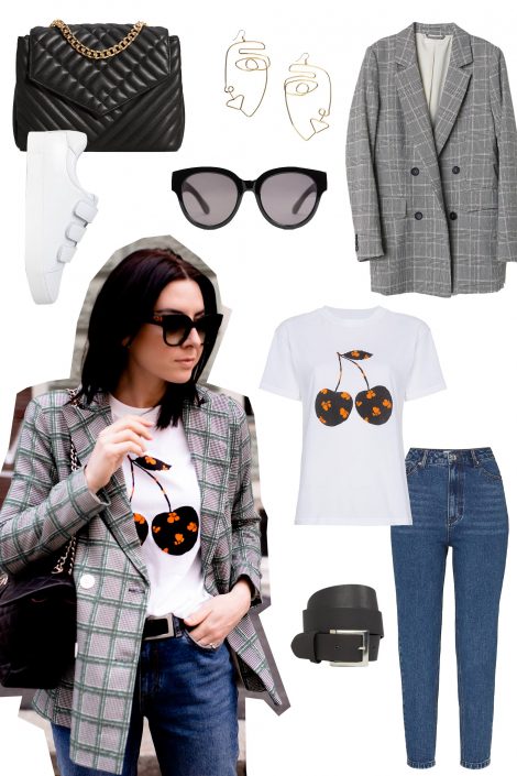 Outfit Inspiration für ein Frühlingsoutfit mit dezentem Mustermix! Outfit Inspiration für ein Frühlingsoutfit mit dezentem Mustermix!