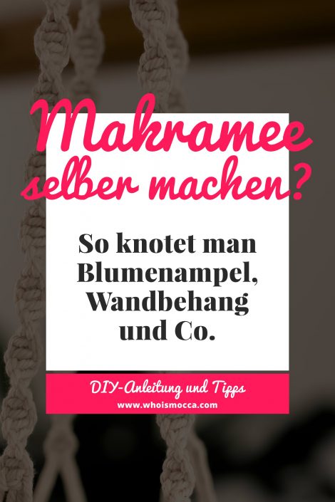 Makramee selber machen? So knotet man Blumenampel, Wandbehang & Co. Makramee selber machen? So knotet man Blumenampel, Wandbehang & Co.