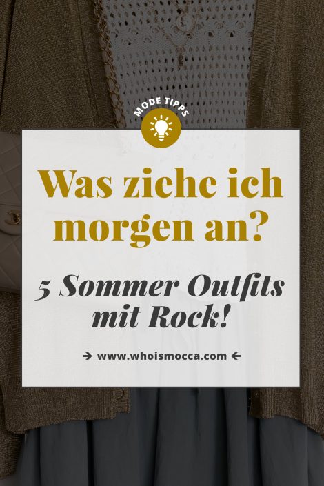 Was ziehe ich morgen an? 5 Sommer Outfits mit Rock! Was ziehe ich morgen an? 5 Sommer Outfits mit Rock!