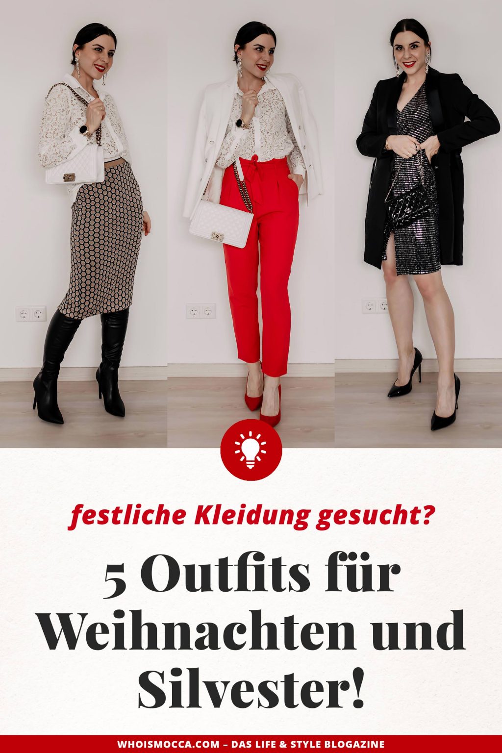 festliche Mode gesucht? Das sind meine 5 Outfits für Weihnachten und