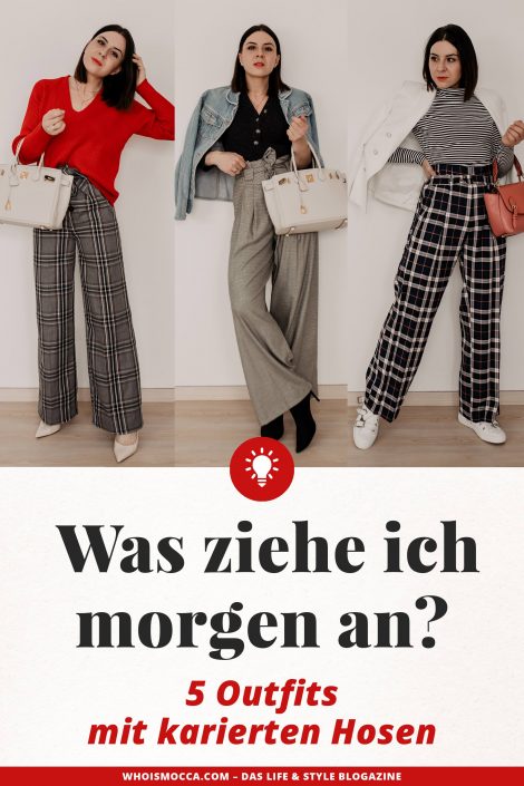 Lookbook: 5 Outfit-Ideen, wie man karierte Hosen kombinieren kann! Lookbook: 5 Outfit-Ideen, wie man karierte Hosen kombinieren kann!