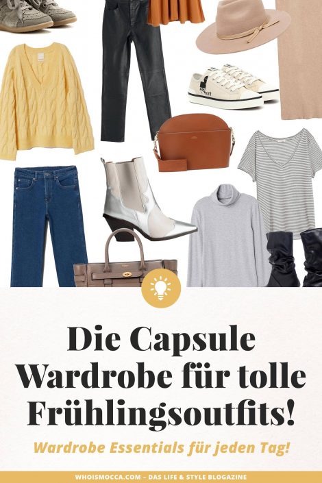 Frühlingsoutfit zusammenstellen? Mit dieser Capsule Wardrobe kein Problem! Frühlingsoutfit zusammenstellen? Mit dieser Capsule Wardrobe kein Problem!