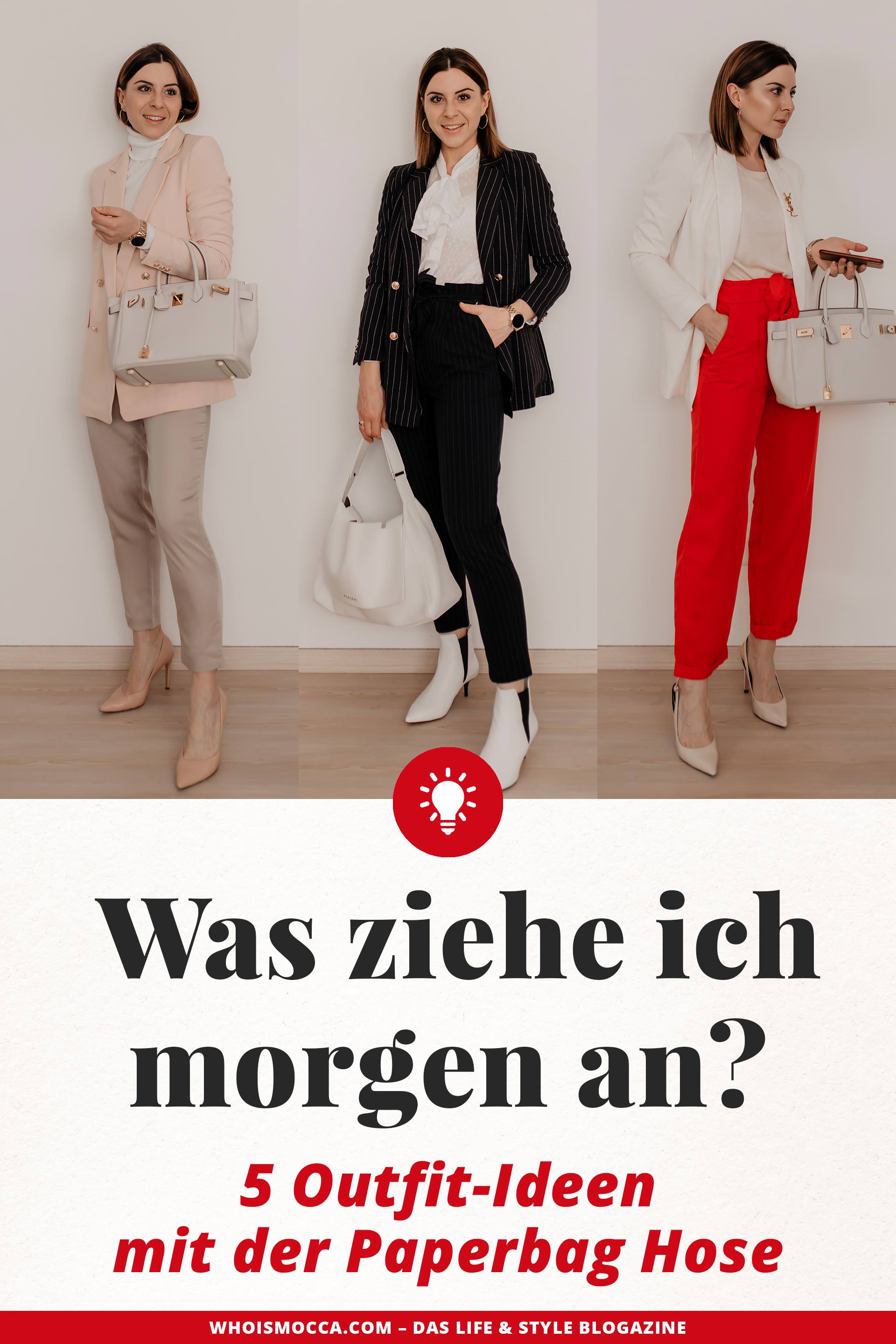 enthält unbeauftragte Werbung // paperbag hose kombinieren, was ziehe ich morgen an, was ziehe ich morgen im büro an, paperbag hose stylen, gestreifte paperbag hose schick kombinieren, paperbag hose für welche figur, Büro Outfits im Frühling, büro outfit ideen, lookbook, frühlings outfits 2019, Hose mit Paperbag Bund kombinieren, paperbag Hose elegant kombinieren, Mode und Styling Tipps, Frühlingstrends 2019, Modetrends, www.whoismocca.com #lookbook #howtostyle #howtowear #paperbag #outfitideen #ootd #outfits #officelooks