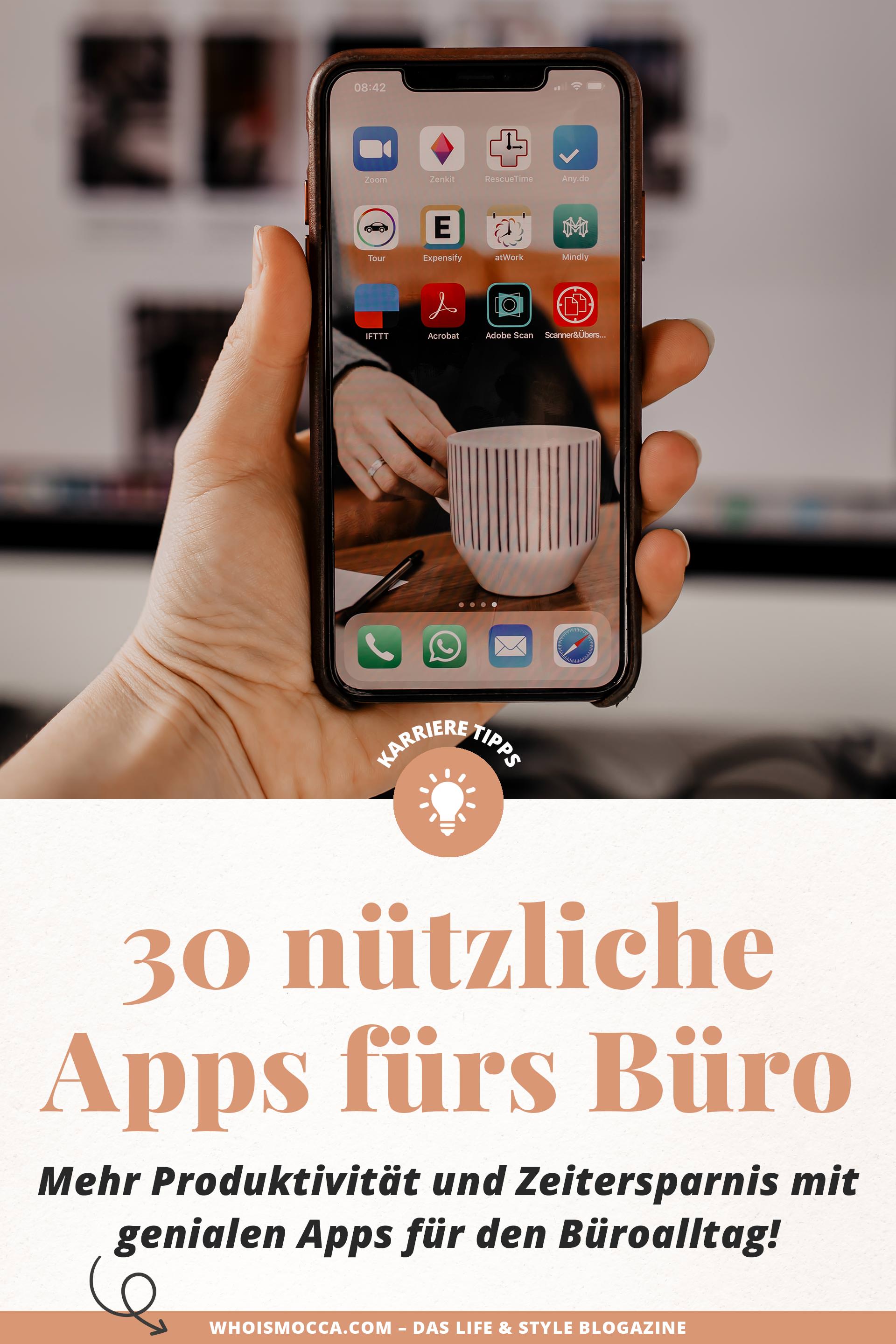 die besten Apps für den Büroalltag // unbeauftragte Werbung // Apps fürs Büro, apps für mehr produktivität, apps für projektmanagement, zeitmanagement app, work life balance app, selbstmanagement arbeitsplatz, Selbstmanagement app, kostenlose apps, praktische apps fürs handy, nützliche apps für unterwegs, nützliche apps für unternehmen, Karriere Blog, www.whoismocca.com #karriere #apps #projektmanagement #zeitmanagement #selbstmanagement #worklifebalance