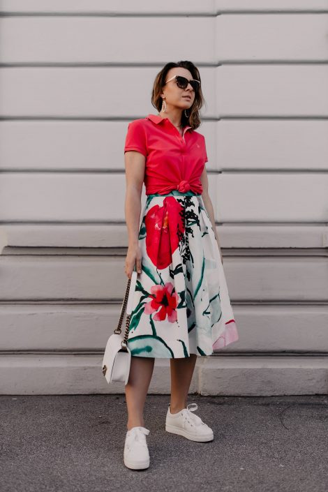 Mein Gartenparty-Outfit mit Midirock und Poloshirt! Mein Gartenparty-Outfit mit Midirock und Poloshirt!