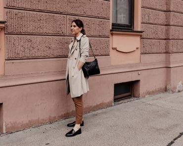 So style ich meine Paperbag-Hose mit schönen Loafers und Trenchcoat! So style ich meine Paperbag-Hose mit schönen Loafers und Trenchcoat!