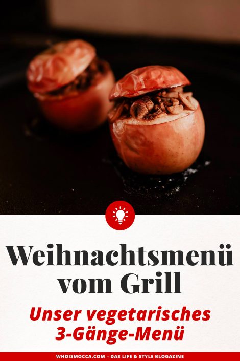 Vegetarisch grillen: unser 3-Gänge Weihnachtsmenü vom Grill Vegetarisch grillen: unser 3-Gänge Weihnachtsmenü vom Grill
