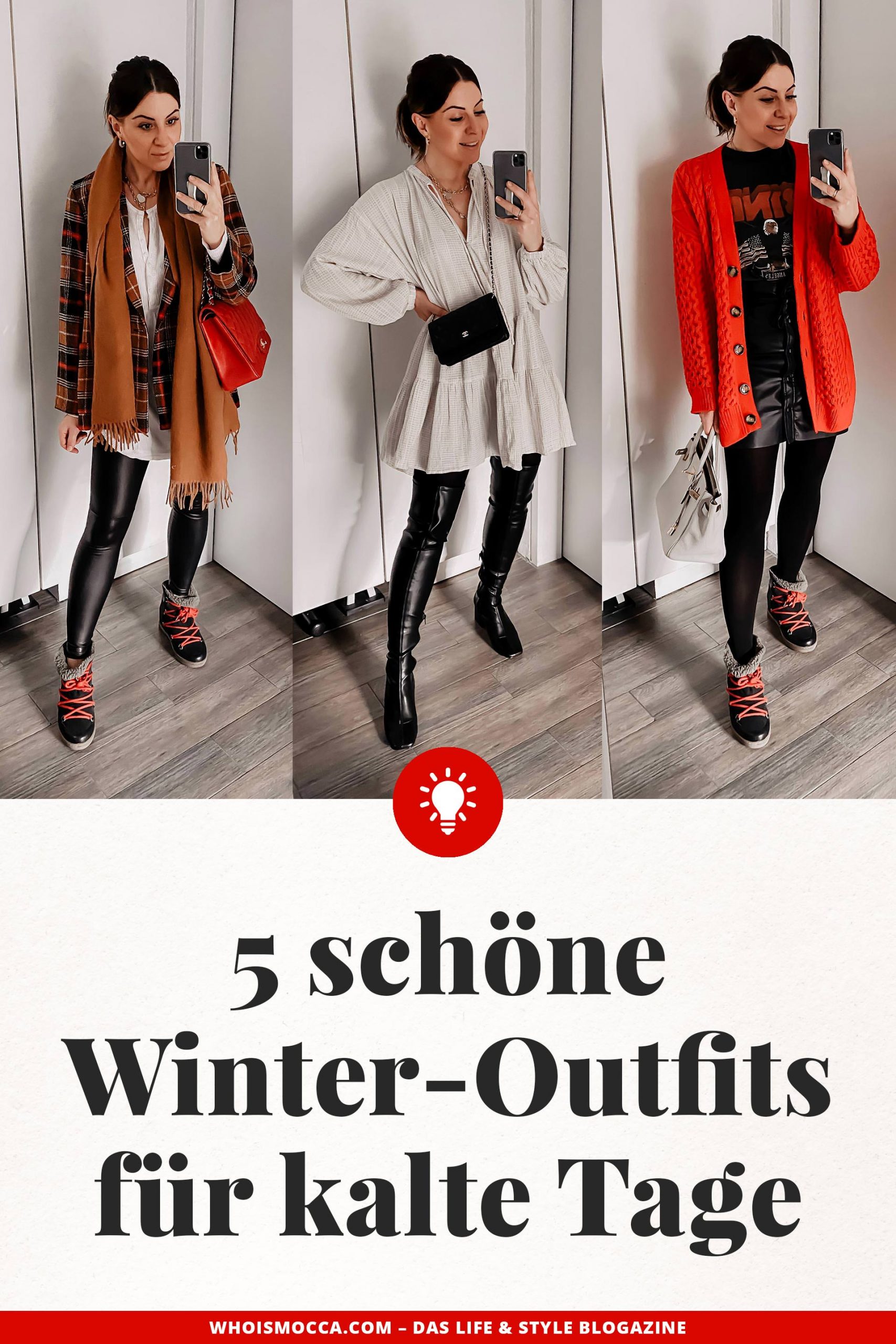 Was ziehe ich im Winter an? 5 schöne Winter-Outfits für jeden Tag findest du jetzt auf dem Modeblog www.whoismocca.com #winteroutfits #modetrends #outfits #wintertrends