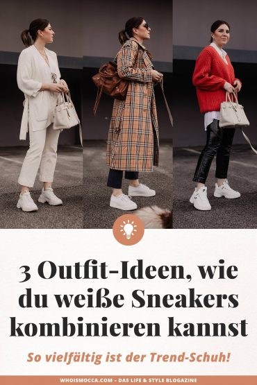Weiße Sneakers kombinieren: 3 Outfit-Ideen für jeden Tag! Weiße Sneakers kombinieren: 3 Outfit-Ideen für jeden Tag!