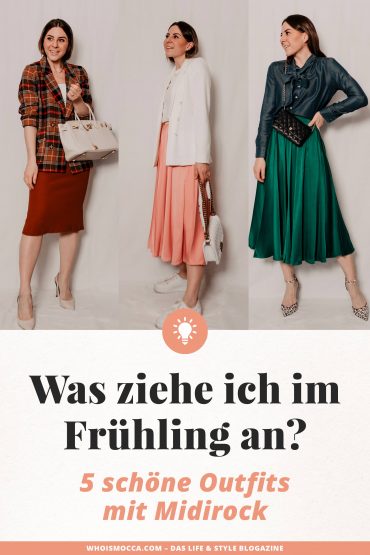Was ziehe ich im Frühling an? 5 schöne Outfits mit Rock! Was ziehe ich im Frühling an? 5 schöne Outfits mit Rock!